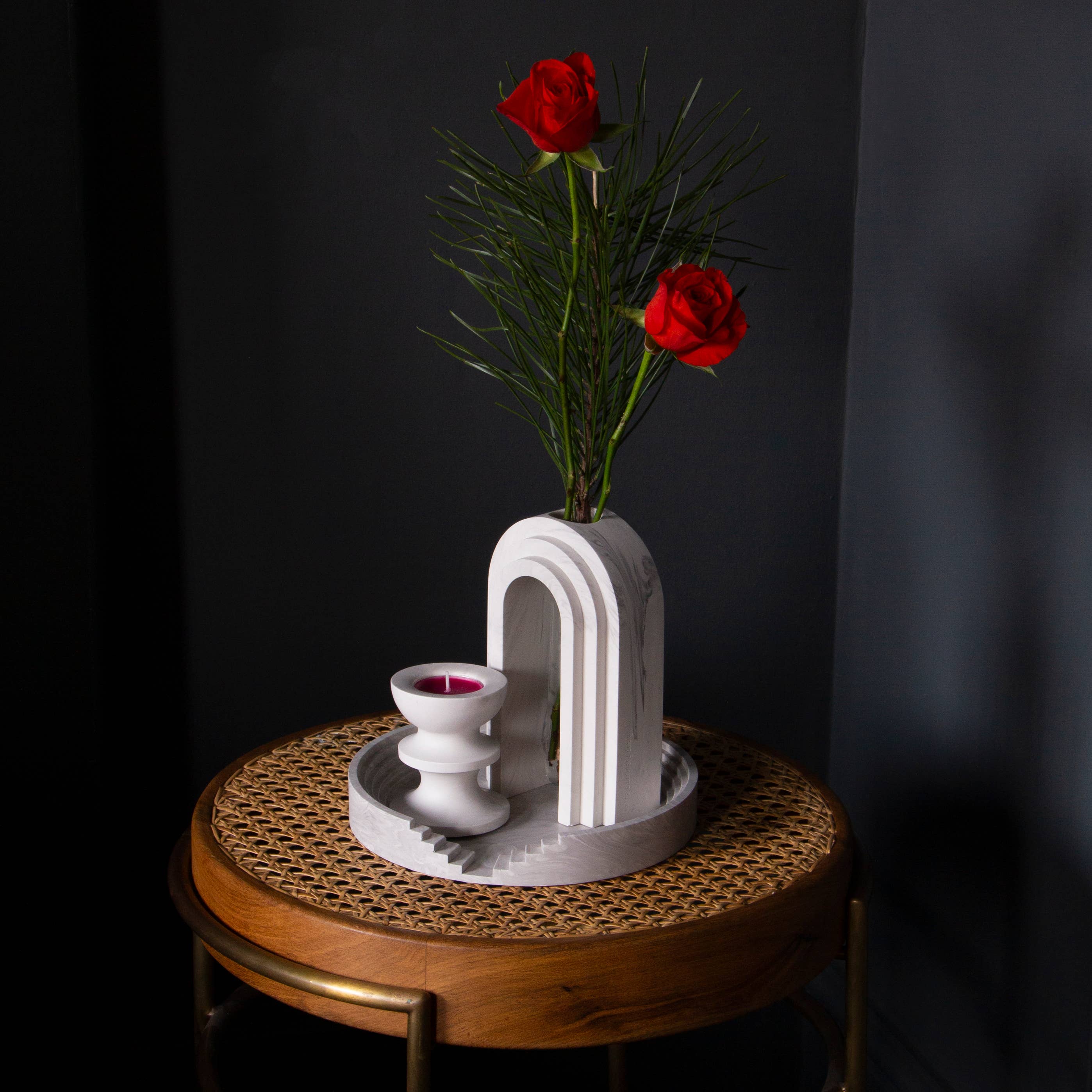 Extra&ordinary Design - Wholesale Decorative Tray - <CLEARANCE PRICE> Marble Round Tray L from Scala collection5