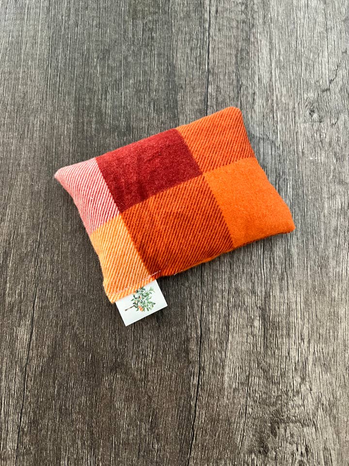 Orange Plaid Sachet for wholesale by Santora Street