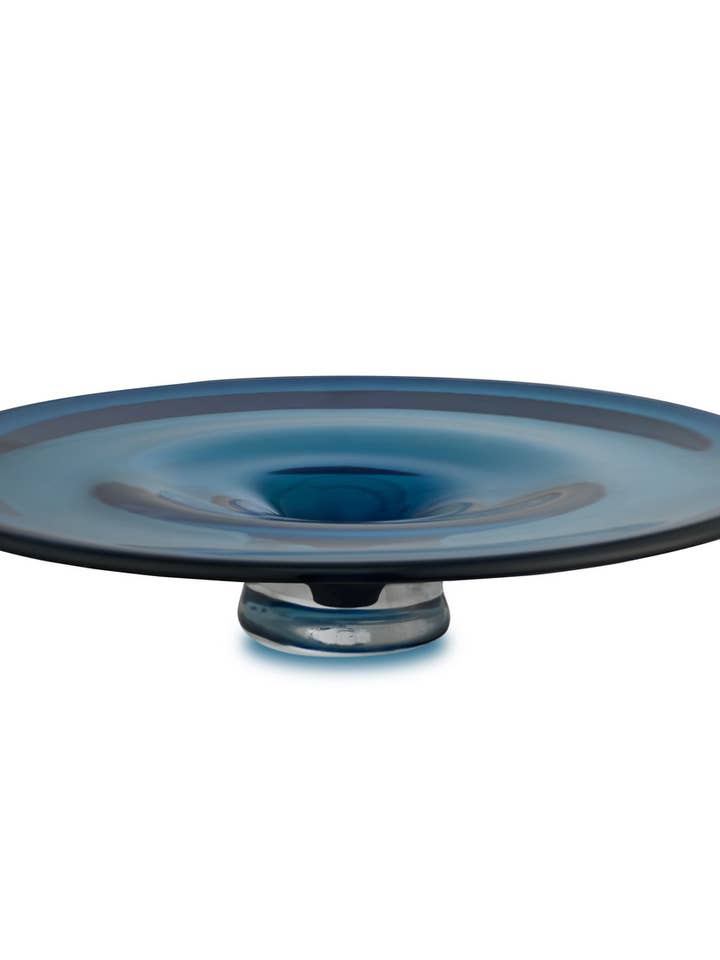 cuenco cónico redondo o jarrón plano, vidrio soplado, ALAIN para venta al por mayor de Element Accessories EU