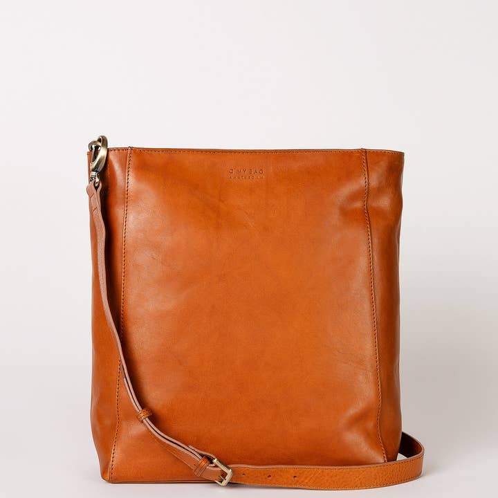 O My Bag - Wholesale Shoulder Bag - Women's - Sofia - Cognac Stromboli Leather1