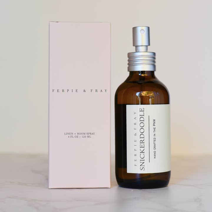 Snickerdoodle // Linen + Room Spray for wholesale by Ferpie + Fray