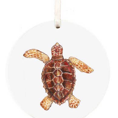 Faith and Franklin - Wholesale Ornament - Sea turtle ornament, beach souvenir, Christmas decoration