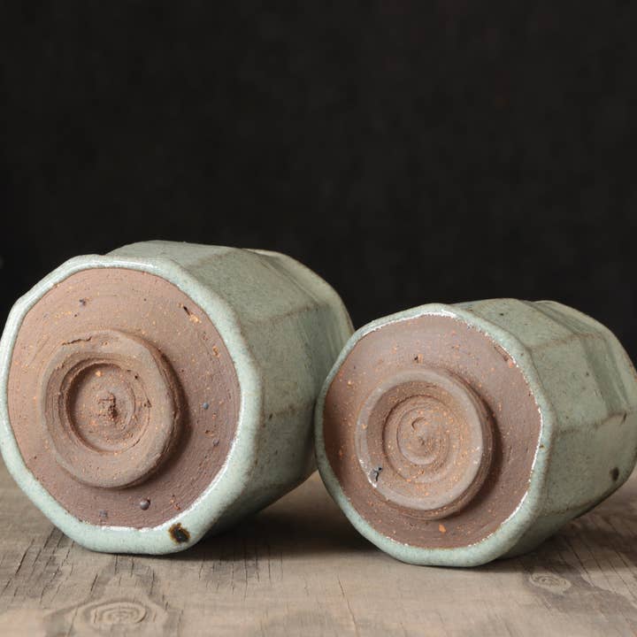 Matt Fishman Pottery - Wholesale Drinking Glass/Cup - Wild Clay and Glaze Teacup White Ash Glaze10