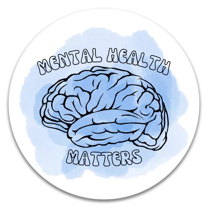 Mental Health Matters Sticker for wholesale by Stick With Finn
