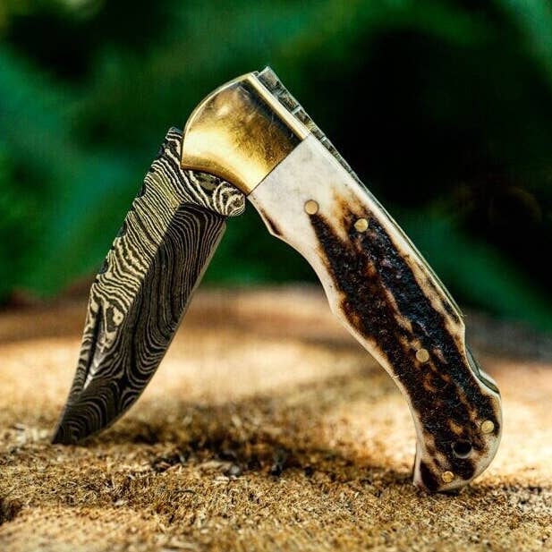 Hjort Antler fickkniv- VG 33 för wholesale av Vintage Gentlemen