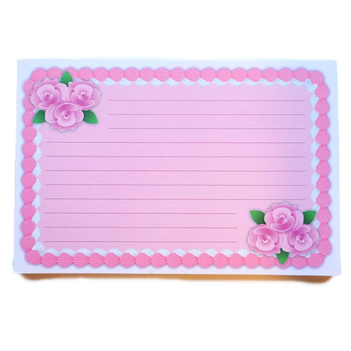Blocco note per torte (rosa) per la vendita all'ingrosso da parte di PASTRY PLUG