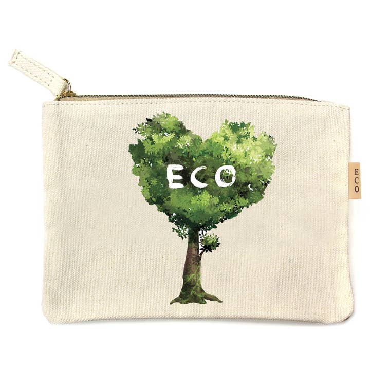 Fashion City - Wholesale Pouch – Women’s - Multi Images Cotton Canvas Eco Pouch Bags5