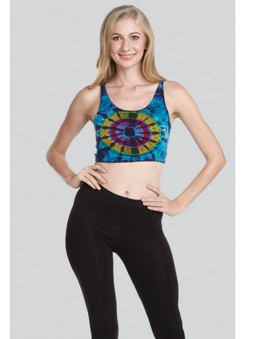 Tie-Dye Crop Tops (TH-1088) for wholesale by Kathmandu Imports