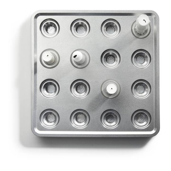 Born in Sweden AB - Wholesale Candle Holder - Large candleholder in recycled aluminum, spacing 16 candles5