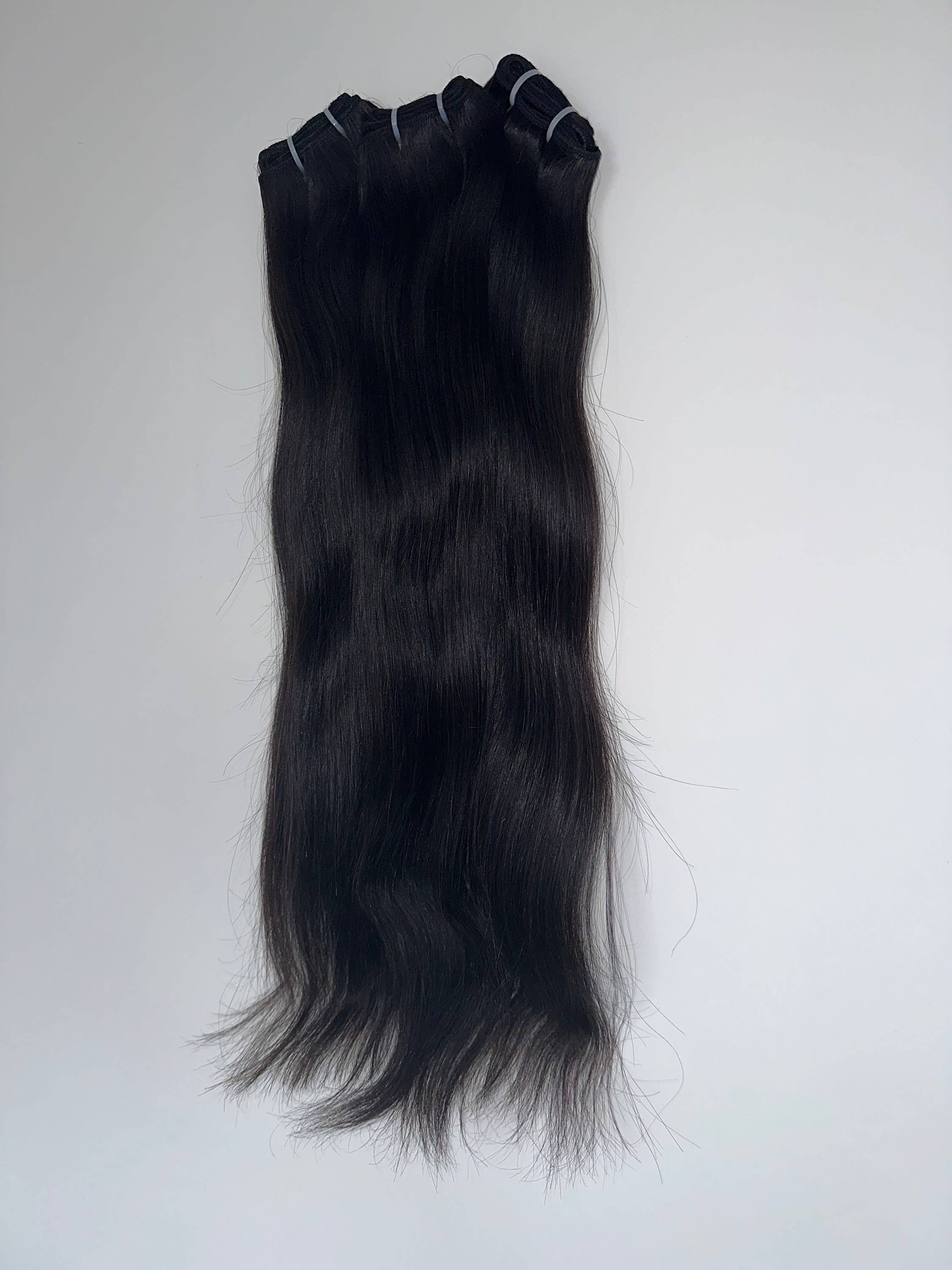 Gaurash Beauty Supply Inc. - Venta al por mayor Extensiones para el pelo - Paquetes de Cabello Humano Indio Virgen: Tejido Liso3