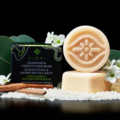 Shampoo & Conditioner Bars | Travel Size | Hidden Waterfall™ for wholesale by Viori Beauty
