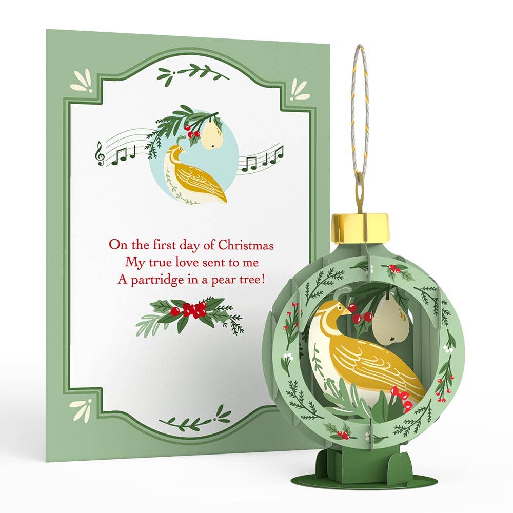 Lovepop Cards - Wholesale Christmas Card - 12 Days of Christmas Merry Ornament Set4