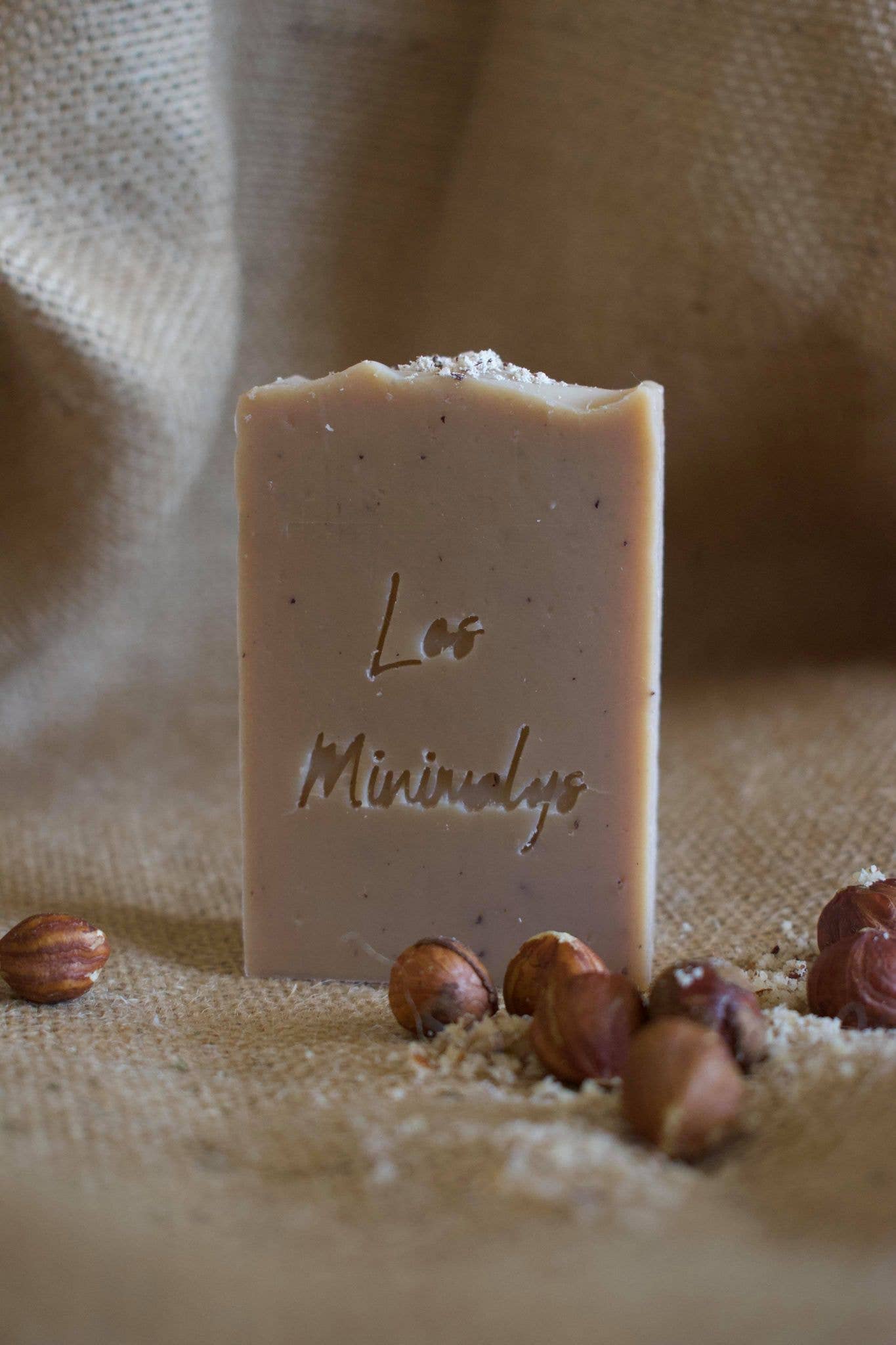 Les Minimalys - Wholesale Bar Soap - Natural hazelnut soap1