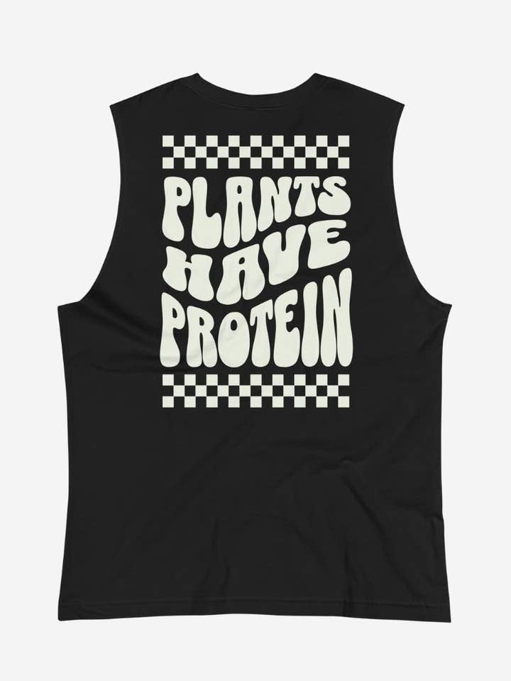Planter har protein - unisex muskelskjorte for engroshandel hos Plant Babes