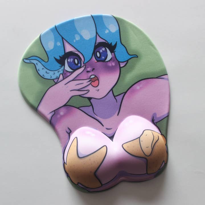 KeikiiArt – wholesale Mousepad/trackpad – Octomaid | 3D Ergonomic Oppai Mousepad3