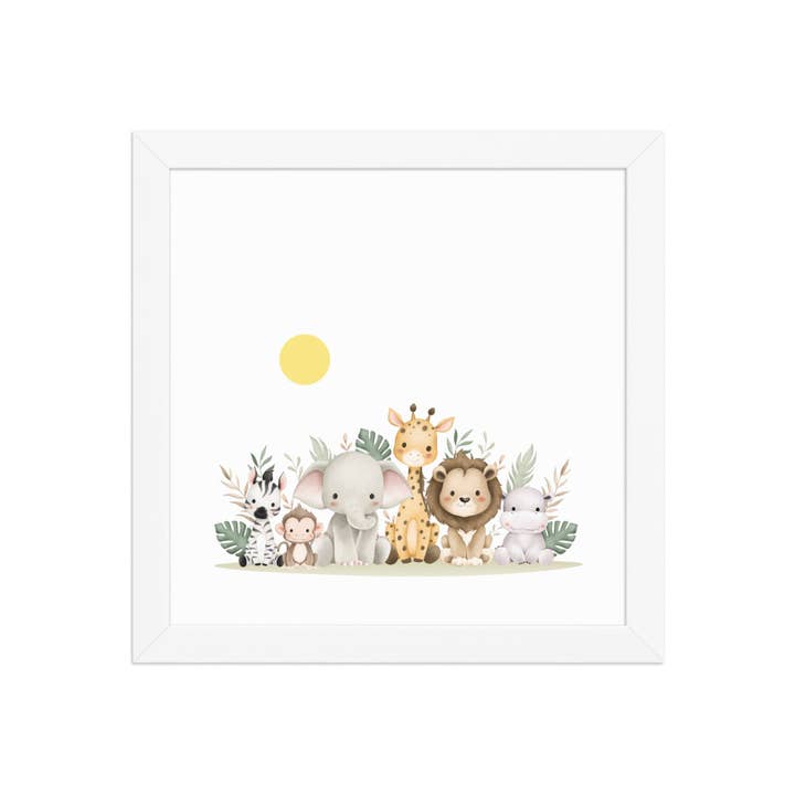 Animales adorables - Póster enmarcado para venta al por mayor de Happymom