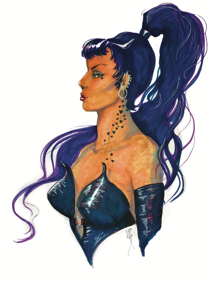 Sveta pour la vente par Pincushion Pinups