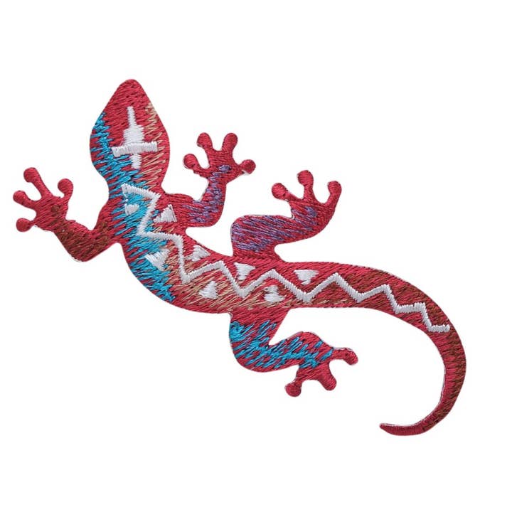 Hagedis - Gekko - Zuidwestelijke Stamontwerp - IJzeren Patch voor wholesale door Wholesale Applique
