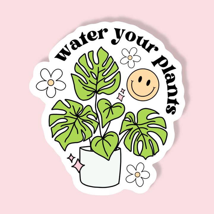 Water Your Plants Sticker for wholesale by Urban Brew