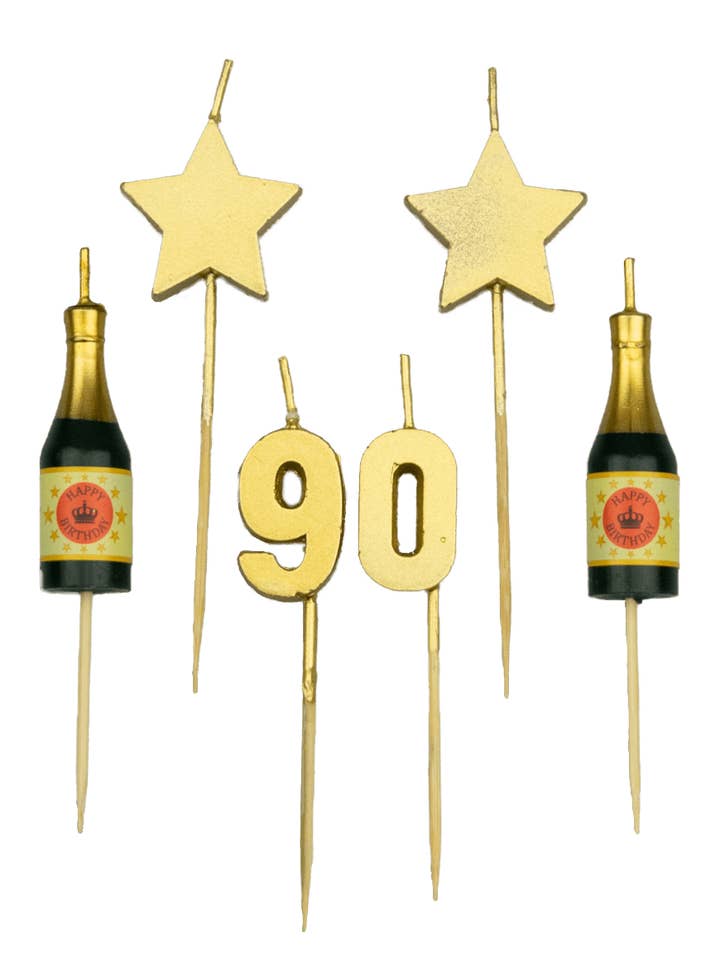 Birthday cake candles - 90 years for wholesale by PD Party