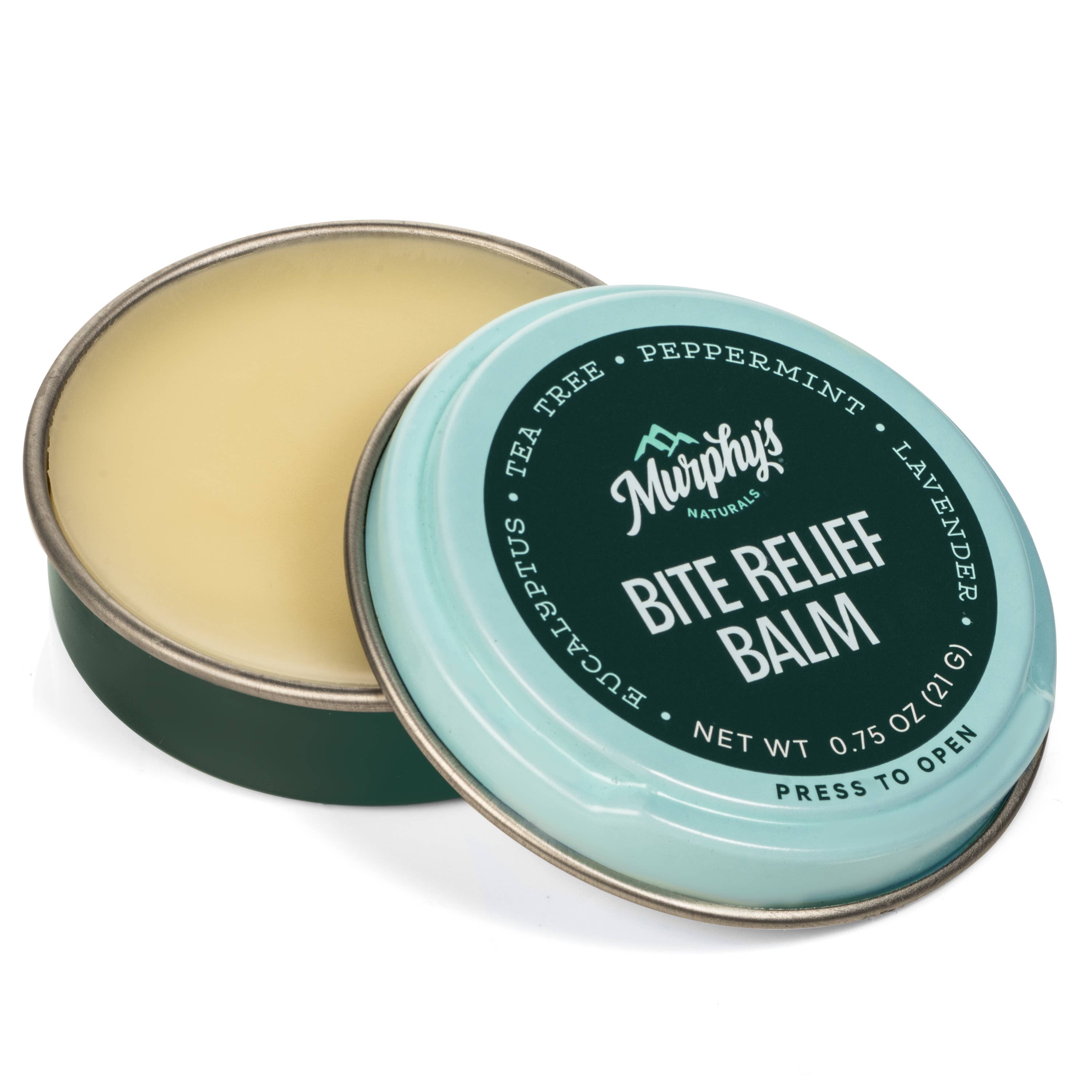 Murphy's Naturals - Wholesale Healing Salve/Balm/Cream - Bite Relief Soothing Balm Tin (0.75oz) - Display of 122