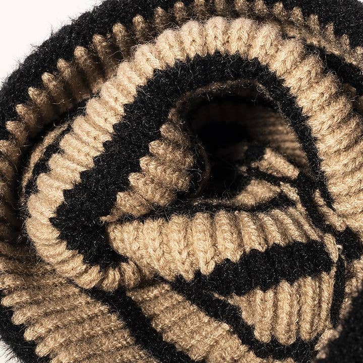 UZ Wholesale Store - Wholesale Beanie – Women's - Knitted Striped Brimless Warm Hat3