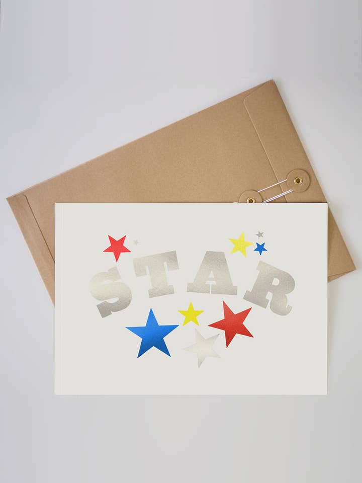 STER A4 ZILVERFOLIE PRINT voor wholesale door Dandy Star