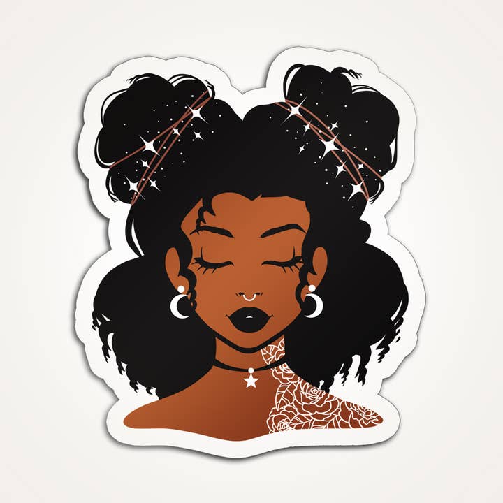 Celestial Seer - Magic Girl - Klistermærke for engroshandel hos The Fabled Creative Co.