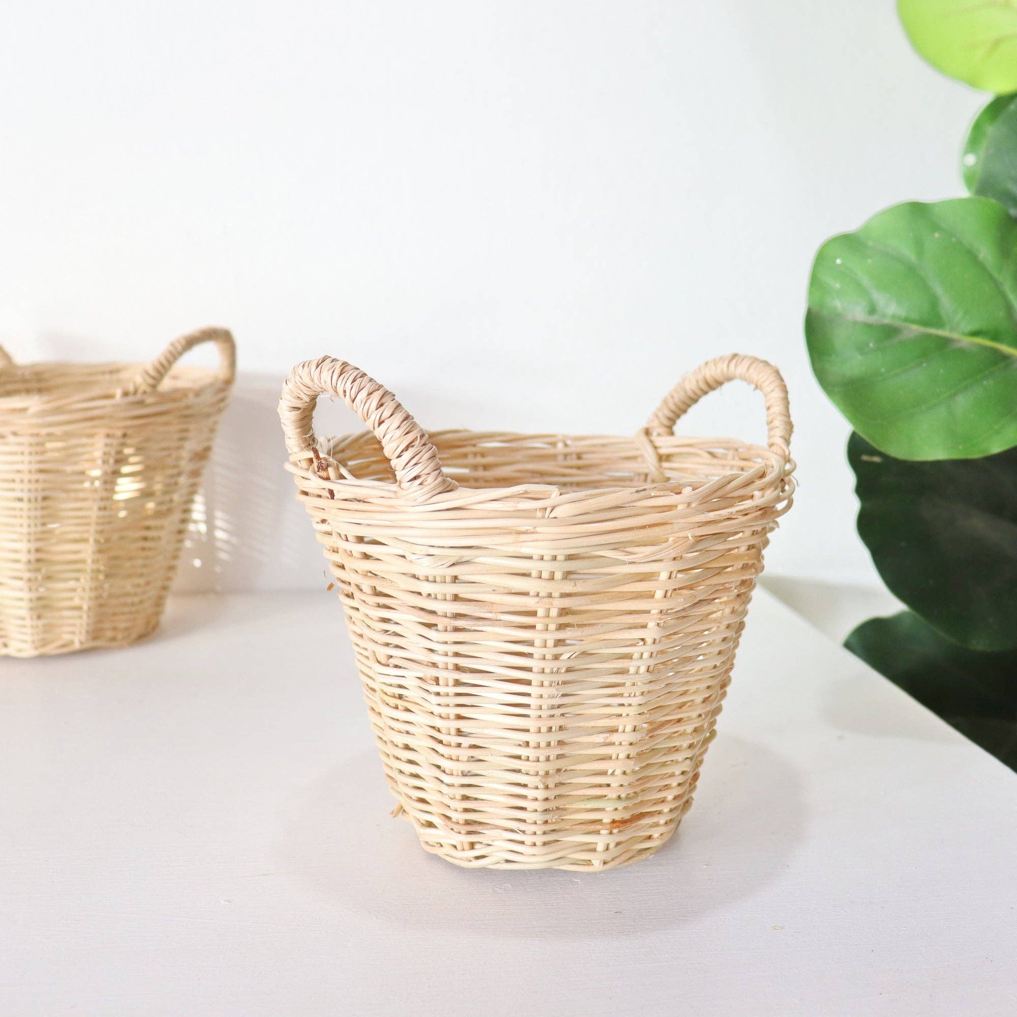Thaihomeshop - Vente Paniers - Petit panier en rotin thaïlandais - Rangement et organisation9
