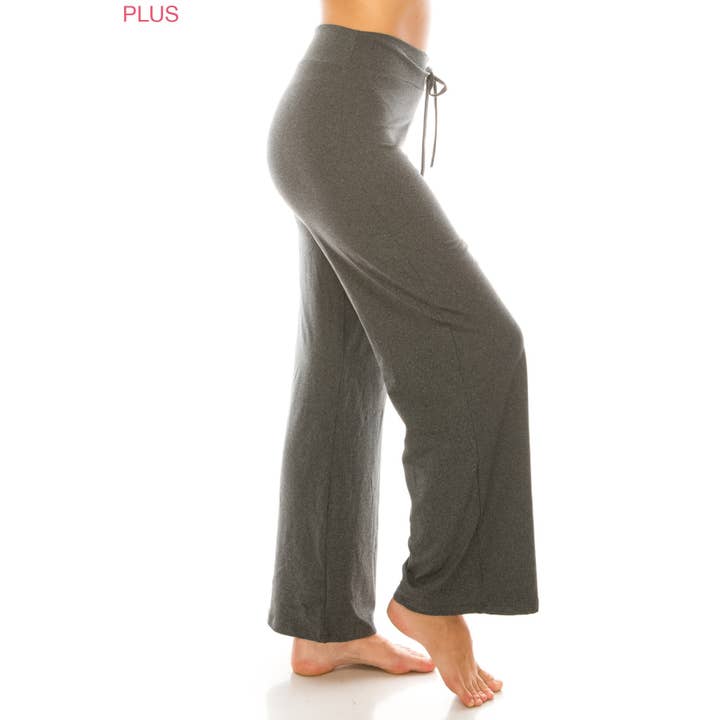 Leggings Depot - Wholesale Sleepwear Bottom - Women's - Plus Size Buttery Soft Pajama Pants with Drawstring4