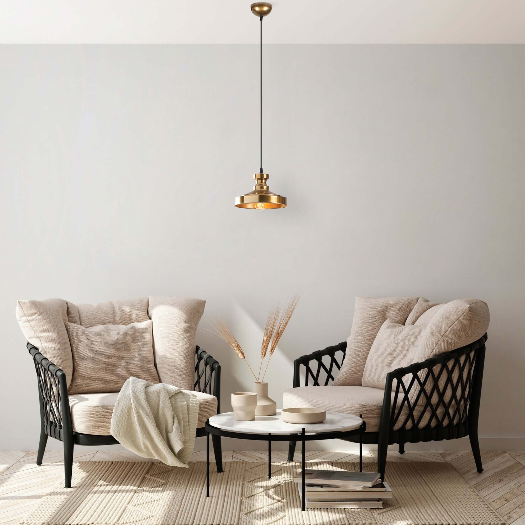 Swift Beacon - Wholesale Chandelier/Hanging Light - Luxe Vintage Brass Pendant5