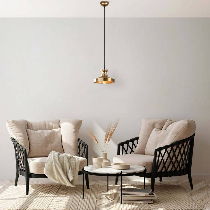 Swift Beacon - Wholesale Chandelier/Hanging Light - Luxe Vintage Brass Pendant5