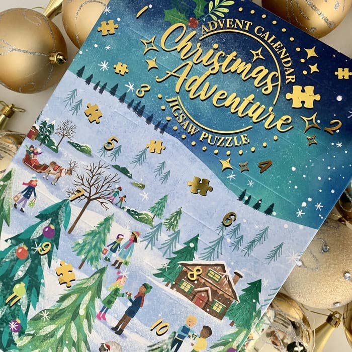 Gibsons Games Inc - Wholesale Advent Calendar - Jigsaw Puzzle Advent Calendar Christmas Adventures