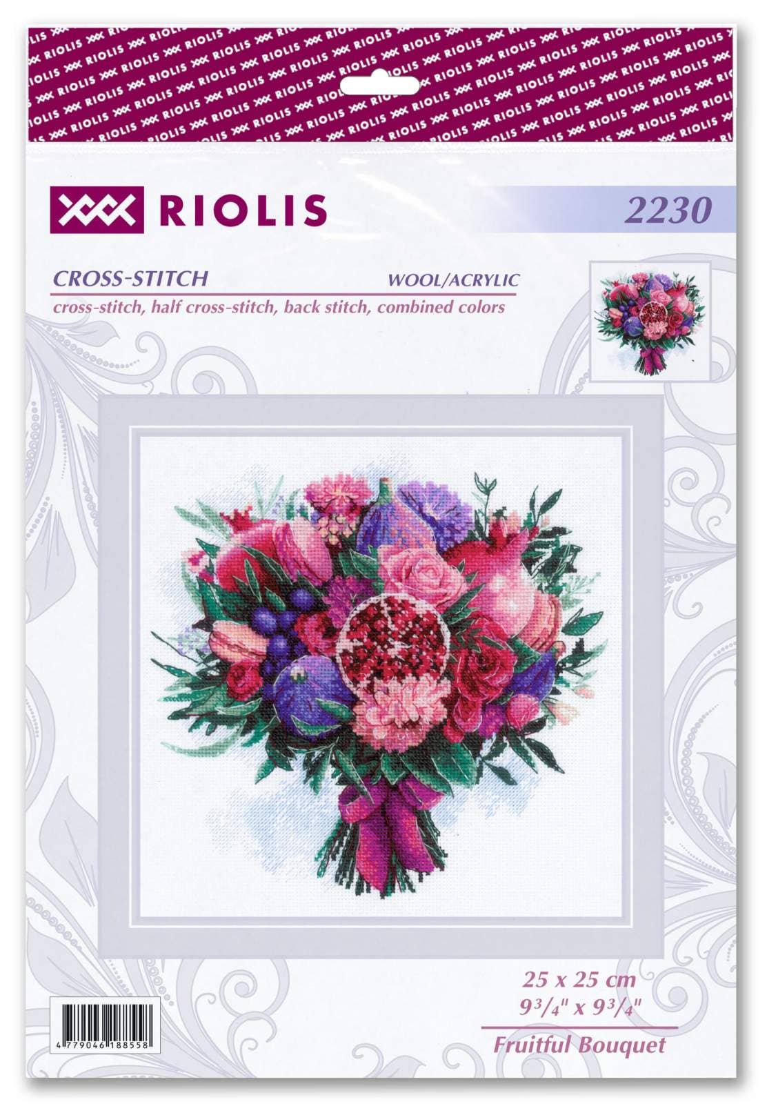 RIOLIS - Wholesale Embroidery/Cross Stitch Supplies - Cross Stitch Kit From Riolis 2230 Fruitful Bouquet1