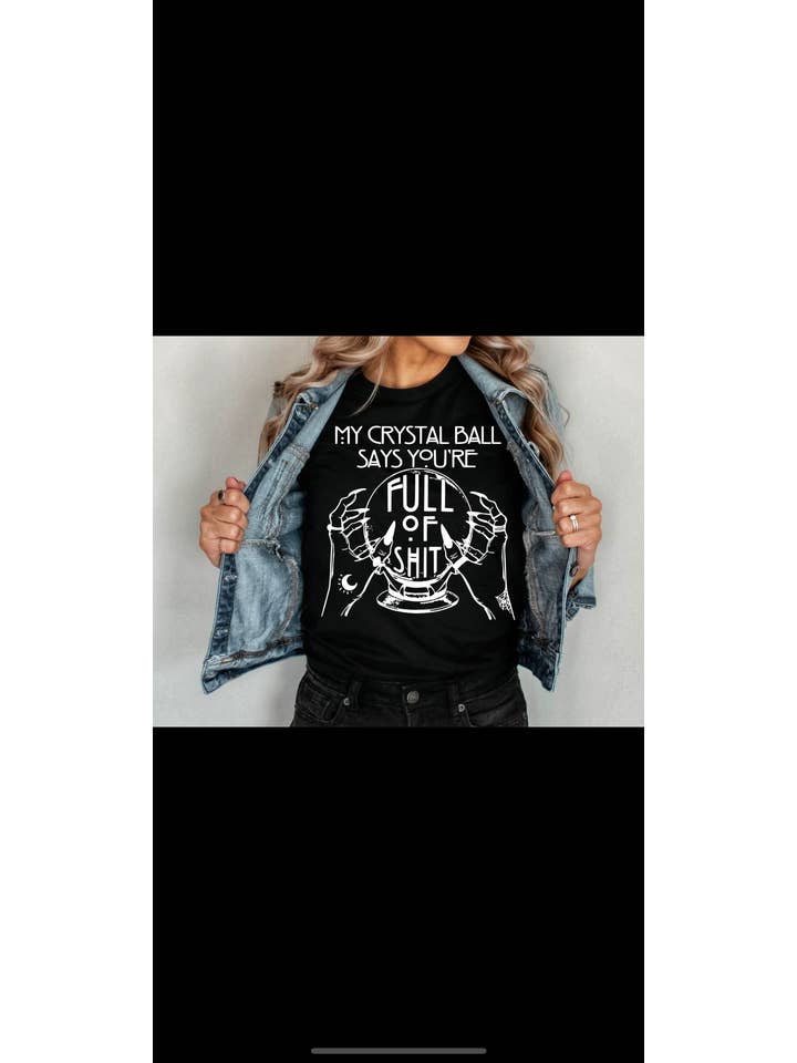 Buckin Barn Wholesale - Wholesale Screen printed t-shirt – Women′s - My crystal ball1