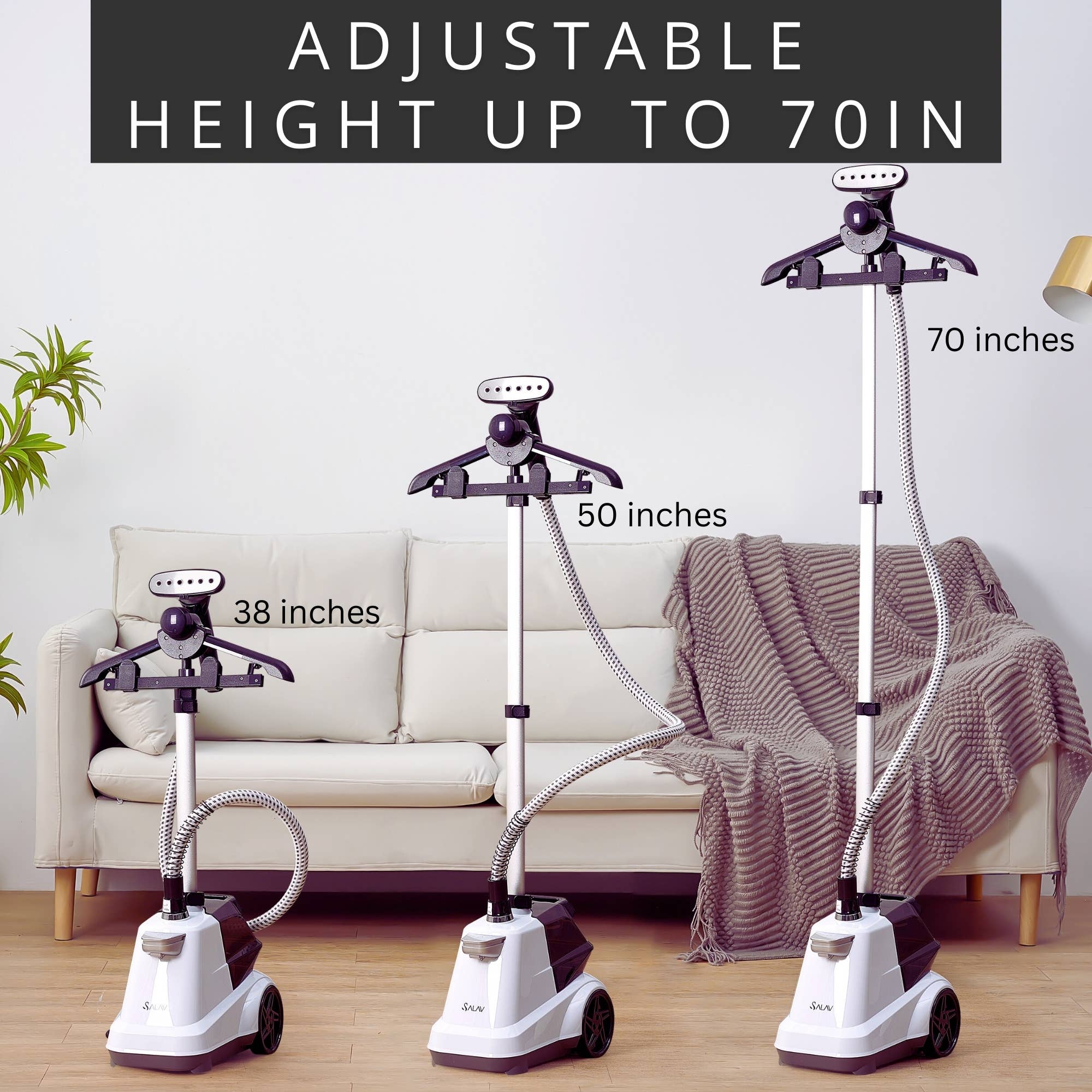 Salav-True & Tidy – Máquina de engomar a vapor por atacado – Passadeira a Vapor Comercial Salav com Desligamento Automático Integrado16