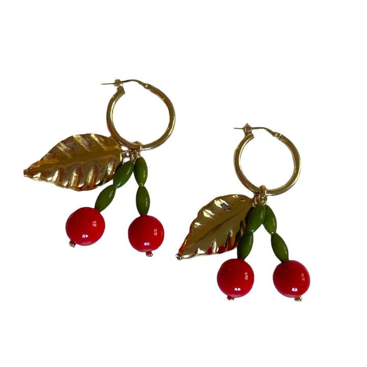 cereza hoops for wholesale by Holy Recycle