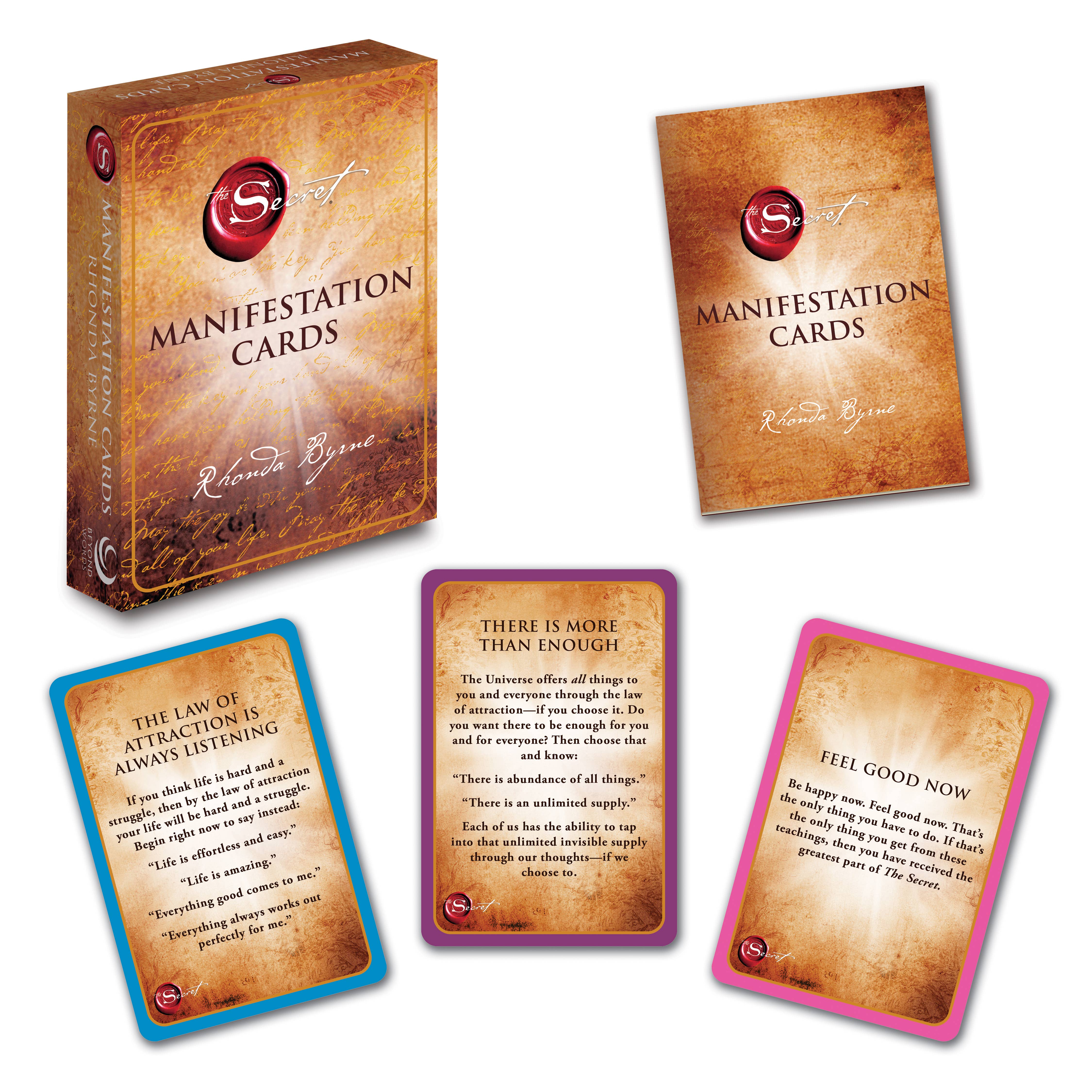 Beyond Words - Wholesale Tarot Cards - The Secret Manifestation Cards: A 65-Card Deck and Guidebook3