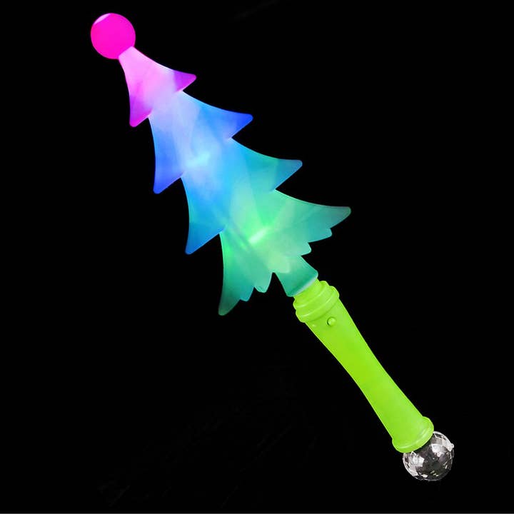 JSBlueRidge Toys - Wholesale Toy Wand - Kids - Holiday Flashing Light & Glow Tree Kids Wand