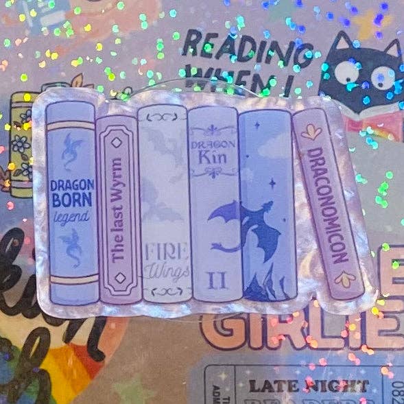 Dragon Born Legend Puruple Books E-Reader, Soporte para Teléfono para todos los Dispositivos - Magnético o Adhesivo para venta al por mayor de Kailex Boutique Wholesale