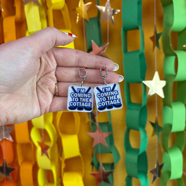 Voy a la Cabaña Pendientes de Rivalidad Caliente para venta al por mayor de Sunshine Studio