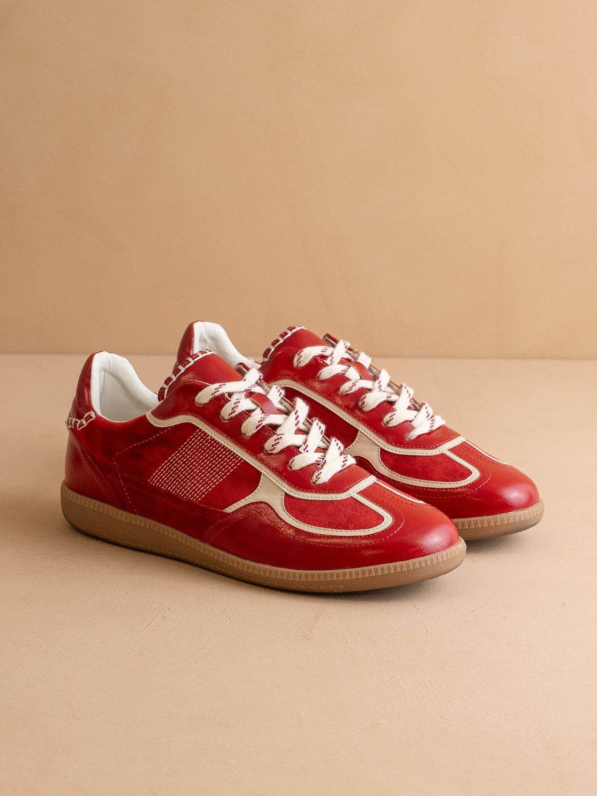 The Dalia | Cherry Lace Up Sneaker for wholesale on Faire7