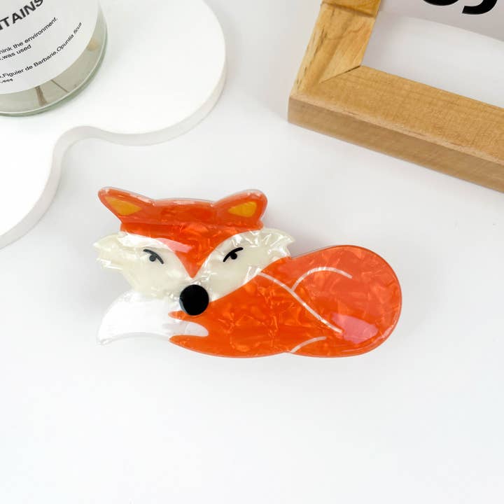 mildstyles - Wholesale Hair Clip - Women's - Snail and Fox PVC Hair Claw Clip