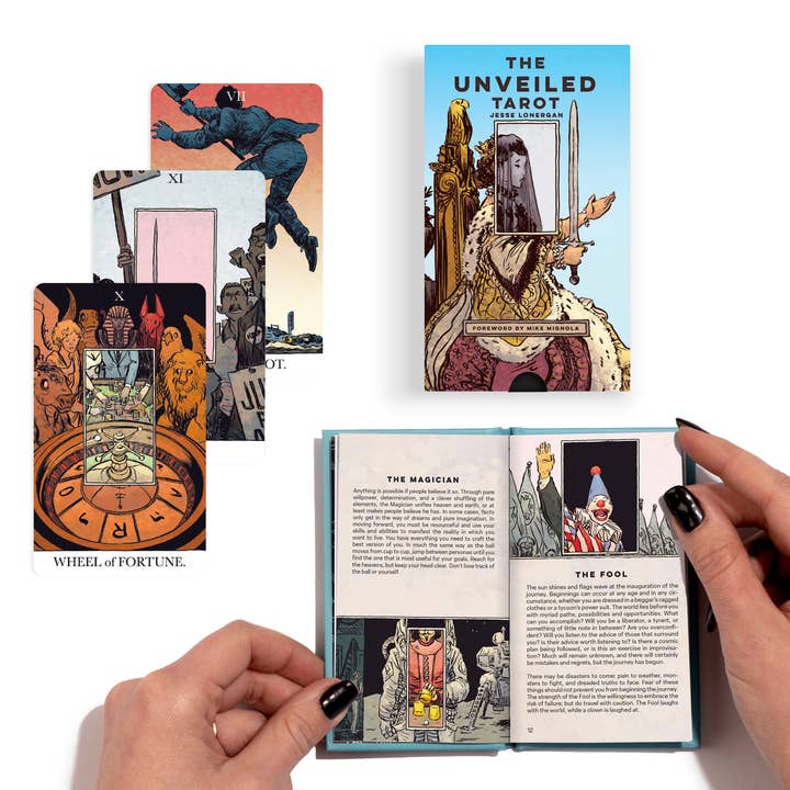 Union Square & Co. - Wholesale Tarot Cards - The Unveiled Tarot: An 80-Card Deck and Guidebook
