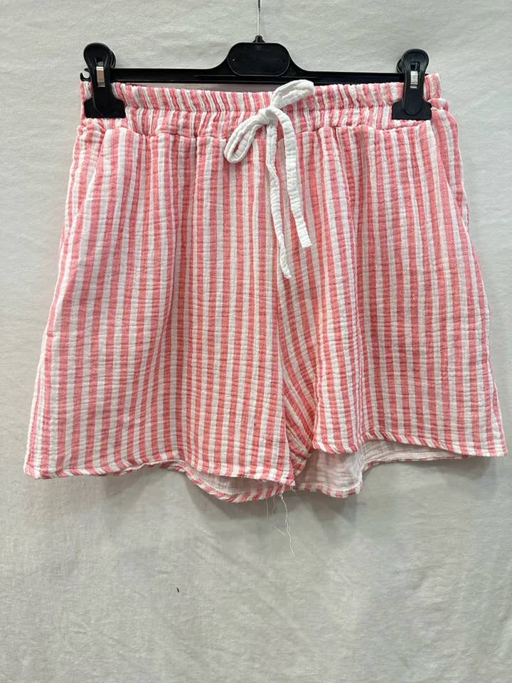 Mimi & Gogo – Engroshandel Skørt - Dame – Shorts med palmemotiv broderet på baglomme2