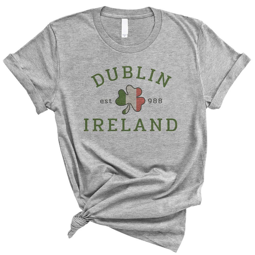 Lucky Luna Apparel - Wholesale Screen Printed T-Shirt - Women's - Dublin Ireland Shirt2