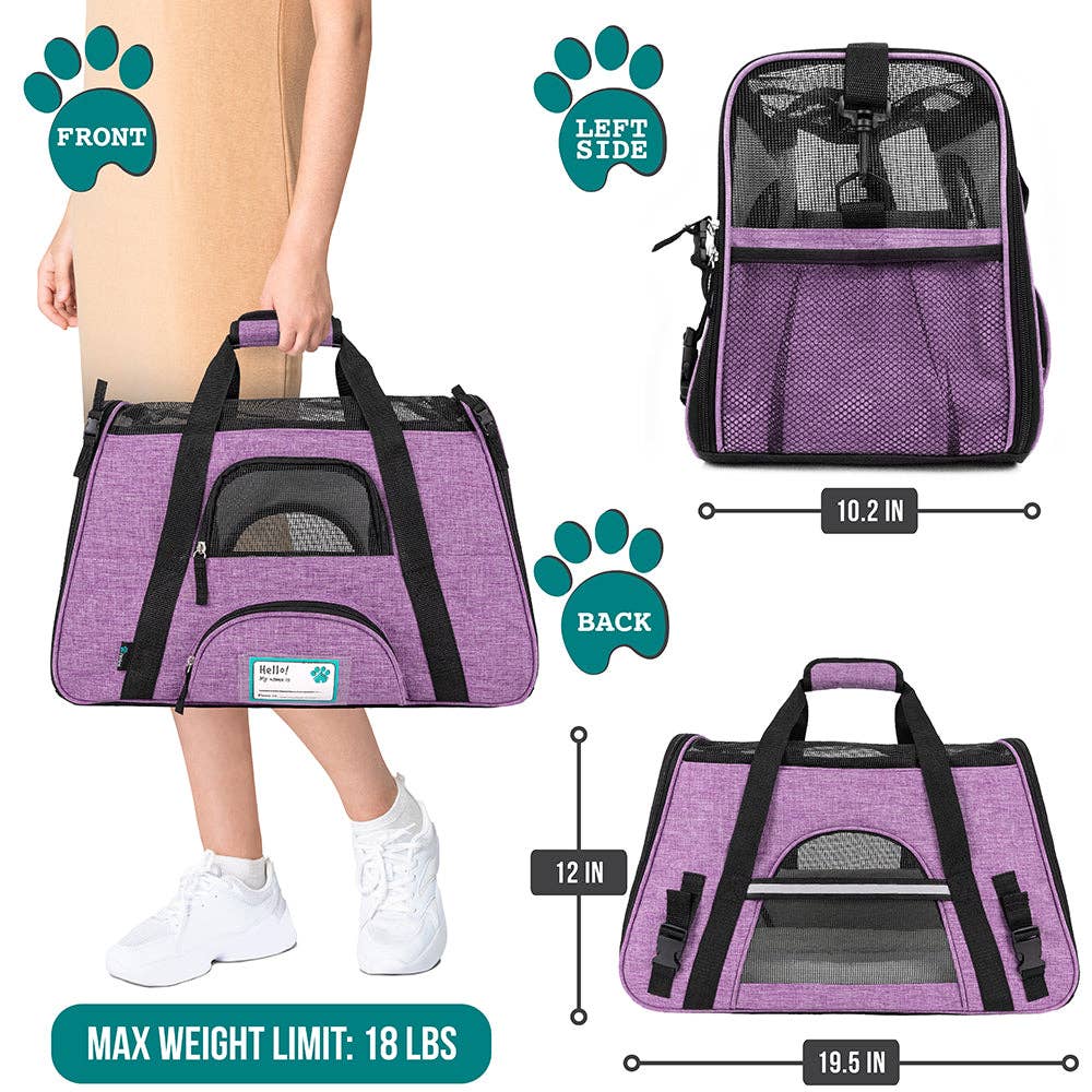 PetAmi - Wholesale Pet Carrier - Cat/Dog - Heather Tote Bag Pet Carrier25