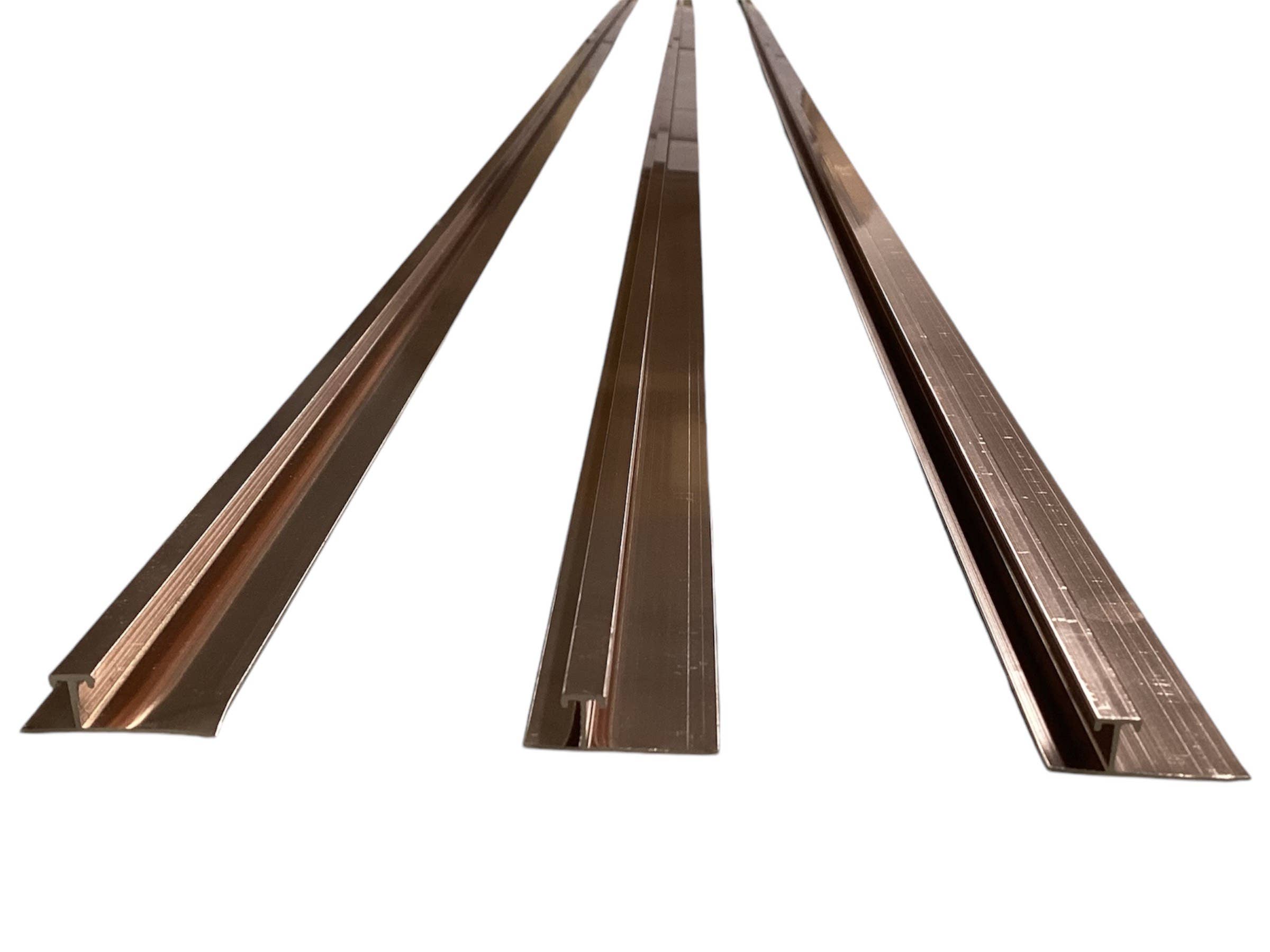 The Keystone Decor – wholesale Wall Panelling – Aluminum Trim T Shape for Wall Panel - Rose Gold (10pcs) 0