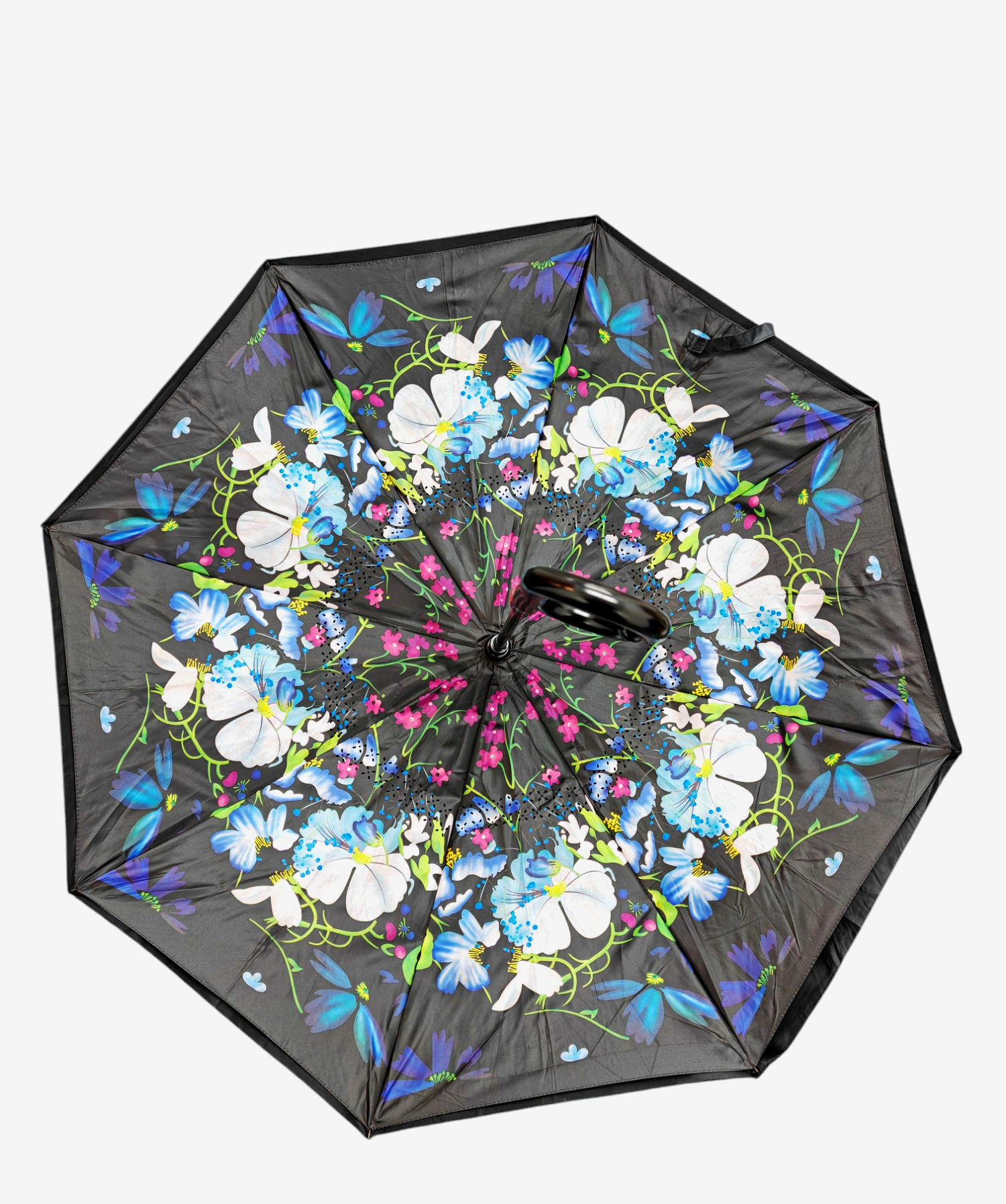 Superbia – wholesale Umbrella – Women's – Inverted Automatic-opening Printed Upside Down Long Umbrella10