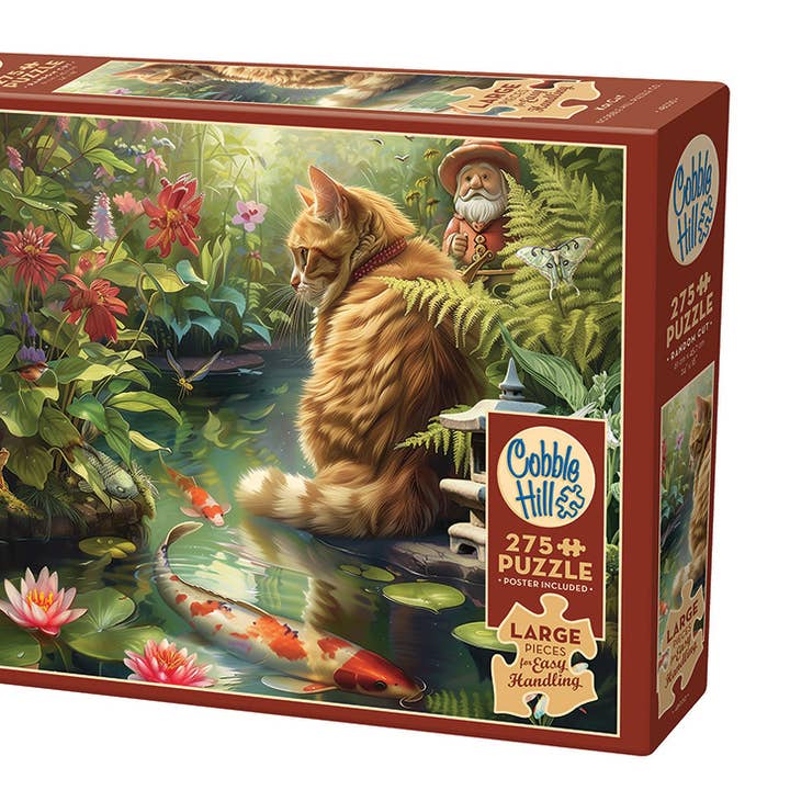 Casse-tête Koi Cat 275 pièces pour la vente par Outset Games and Cobble Hill Puzzles
